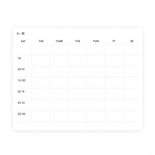 Kalender der viser tilgængelige og optagede datoer for booking af studietider